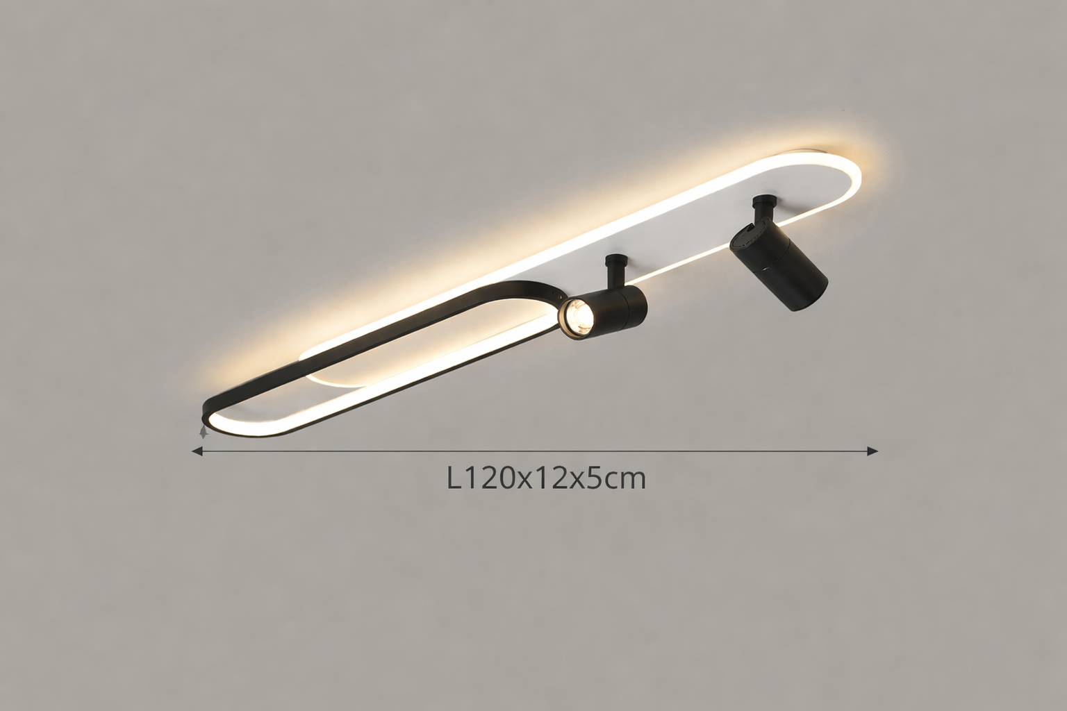 Moderne LED Plafondlamp – Designlamp met Spots