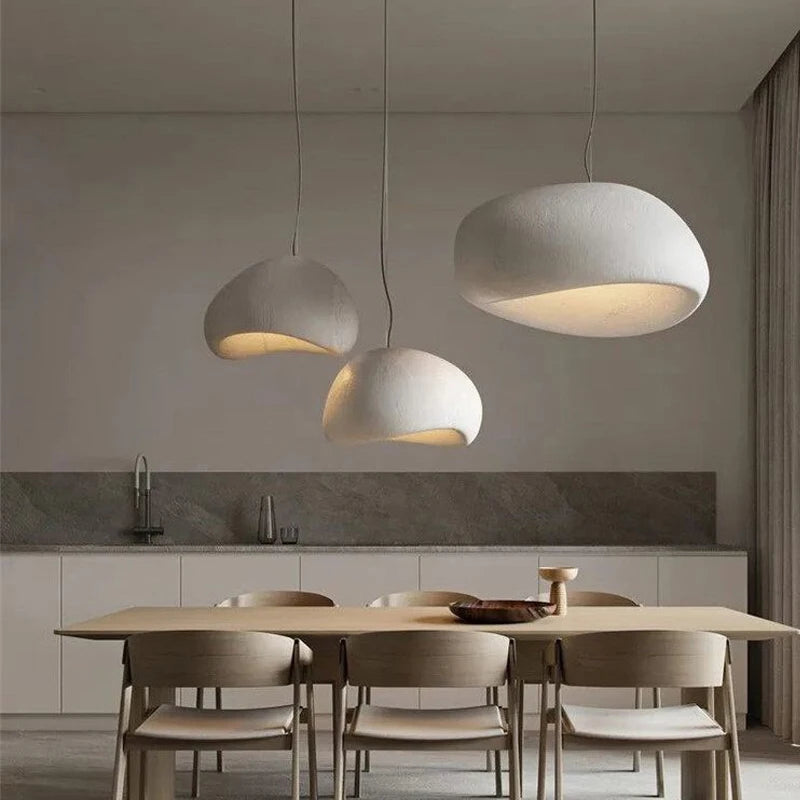 Moderne Witte Hanglamp – Organisch Design, Los Verkrijgbaar