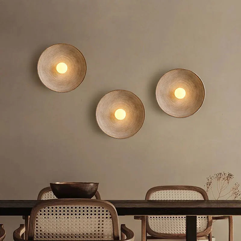Retro Japandi Wandlamp – Minimalistische Sfeer & Tijdloos Design