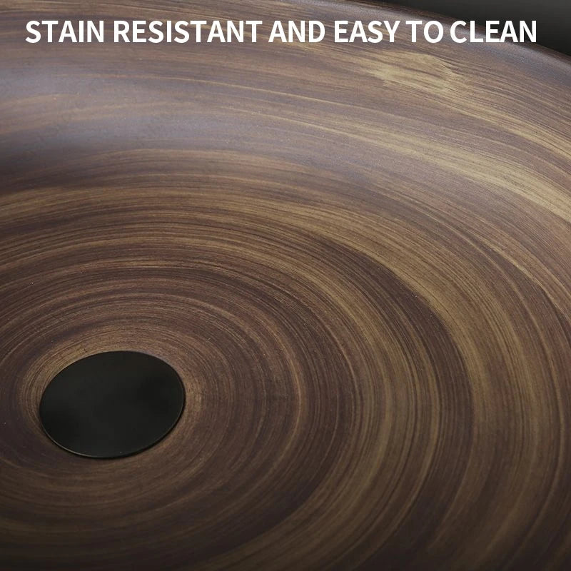 Keramische Wasbak – Ovale Design Wastafel in Verschillende Maten