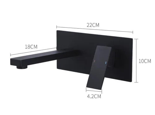 Luxe inbouw wastafelkraan – modern en minimalistisch design