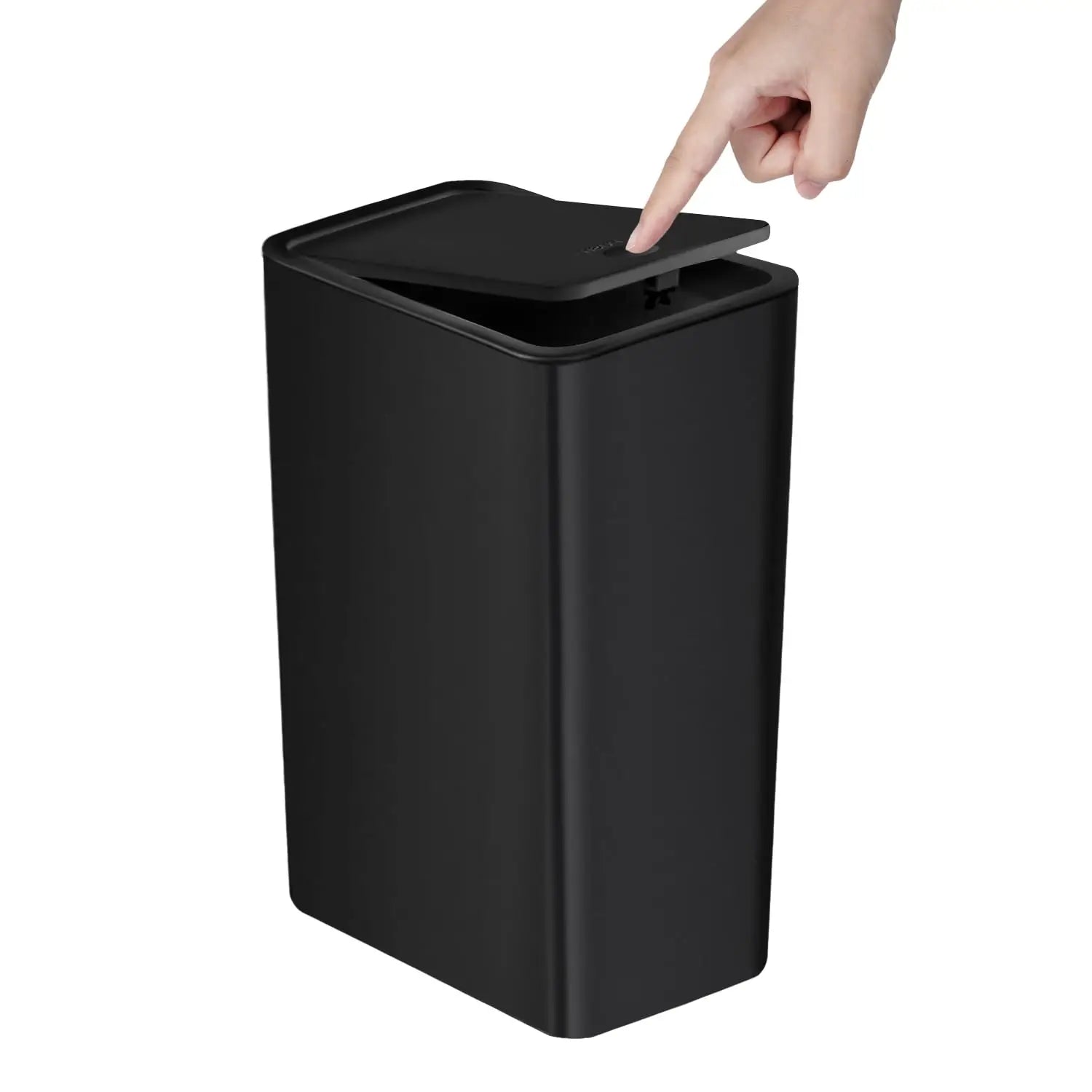Moderne Prullenbak 10 Liter (Mat Zwart)