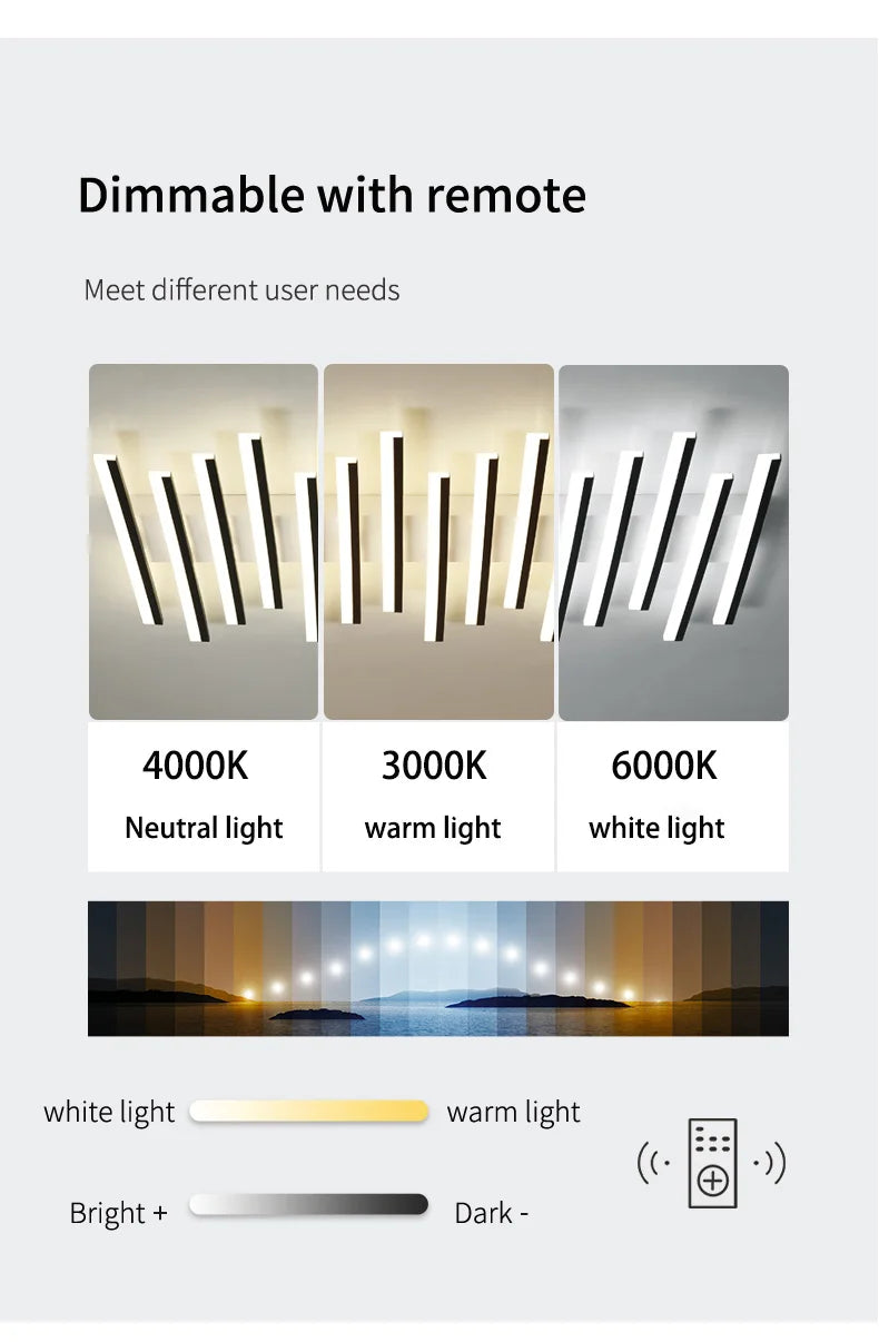 Design LED Plafondlamp in Golvend Vorm – Warm Wit Licht