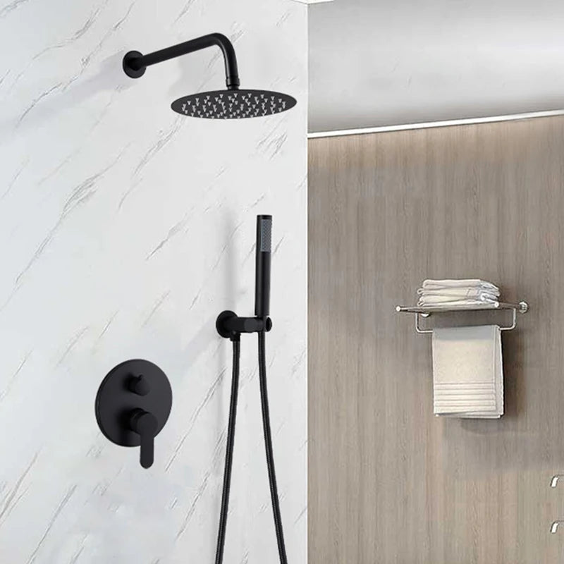 Luxe inbouw doucheset – wand- en plafondmodel