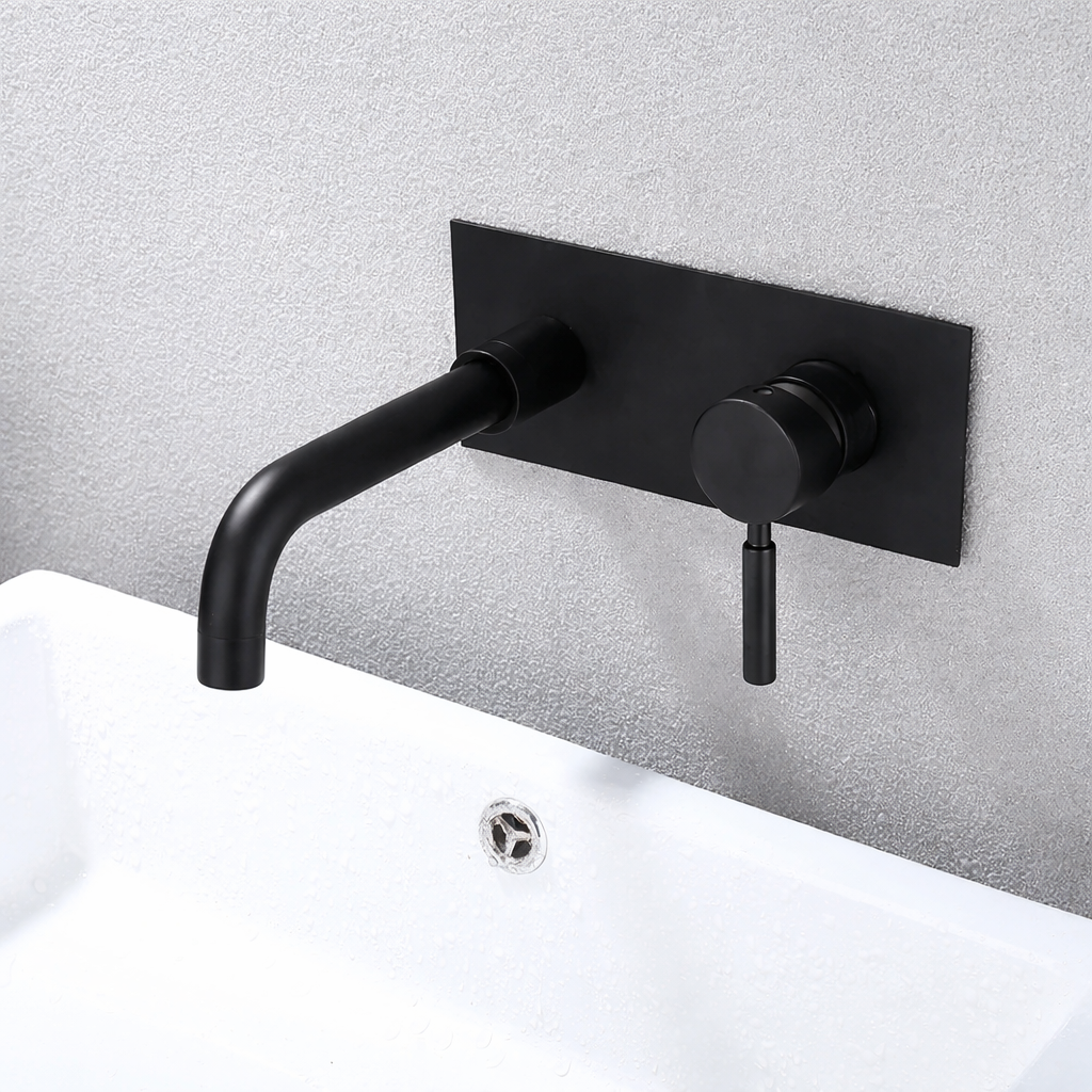 Moderne inbouw wastafelkraan – strak en tijdloos design